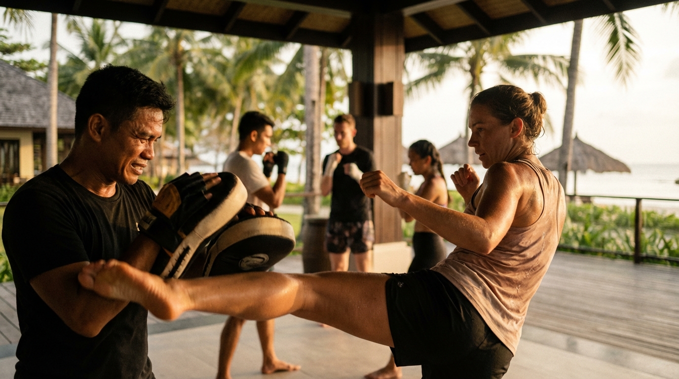 Muay Thai clinch